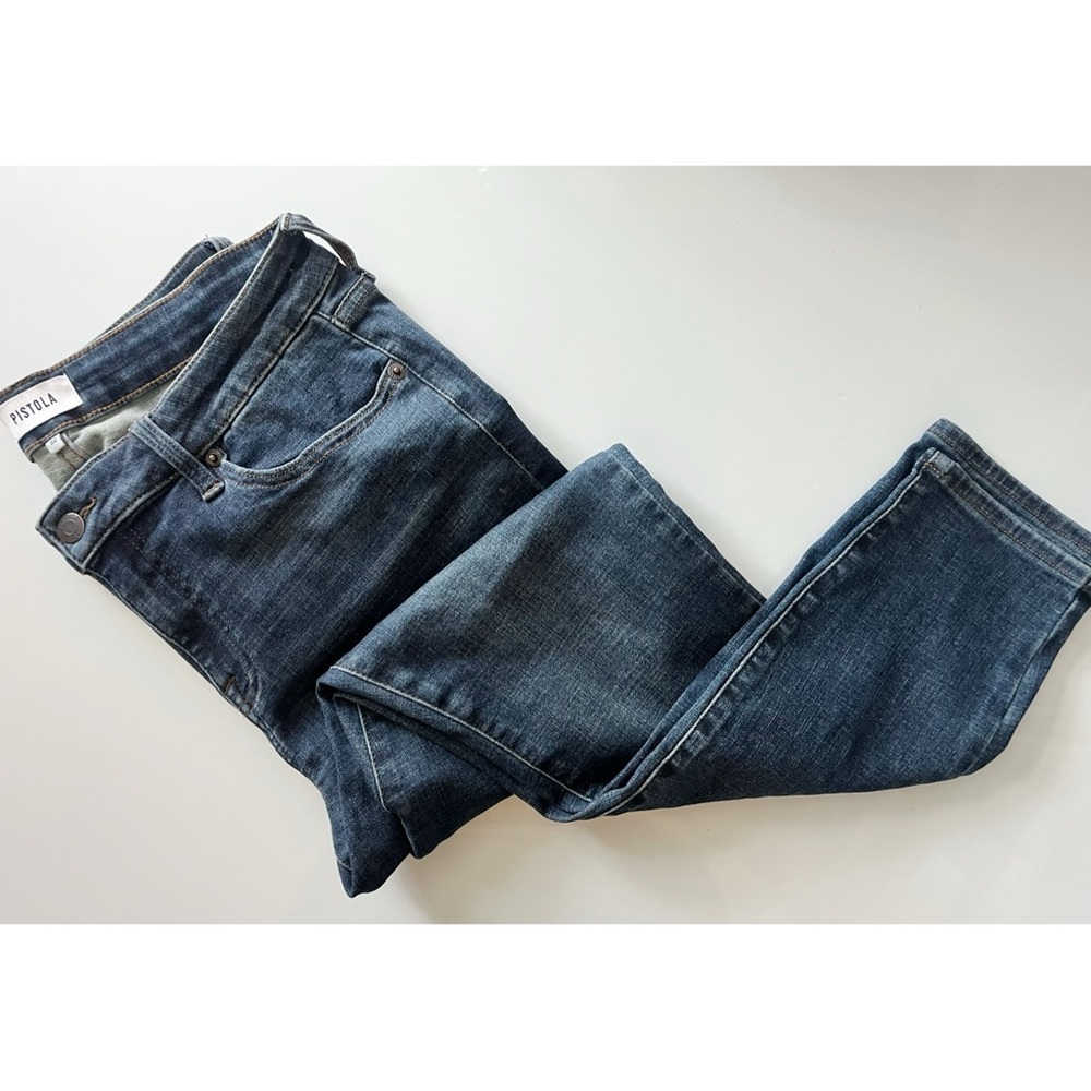 Pistola • Medium Wash Blue Skinny Jeans